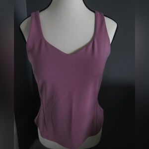 BNWOT Lululemon InStill Cross Strap Tank Top Velvet Dust Size 10